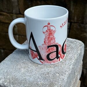 EUC Starbucks City Mug from Global Icon Series Aachen, 🇩🇪 Germany HTF